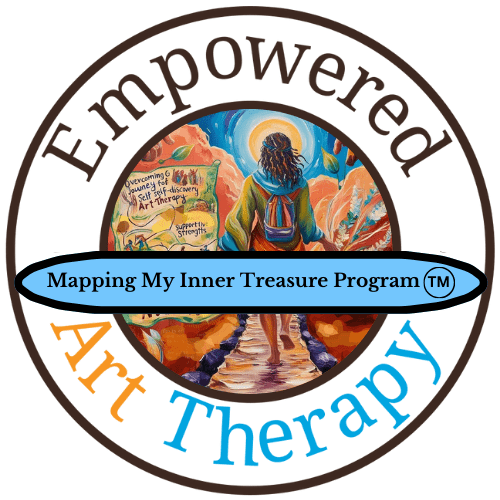 Mapping My Inner Treasure TM Empowered Art Therapy Program logo